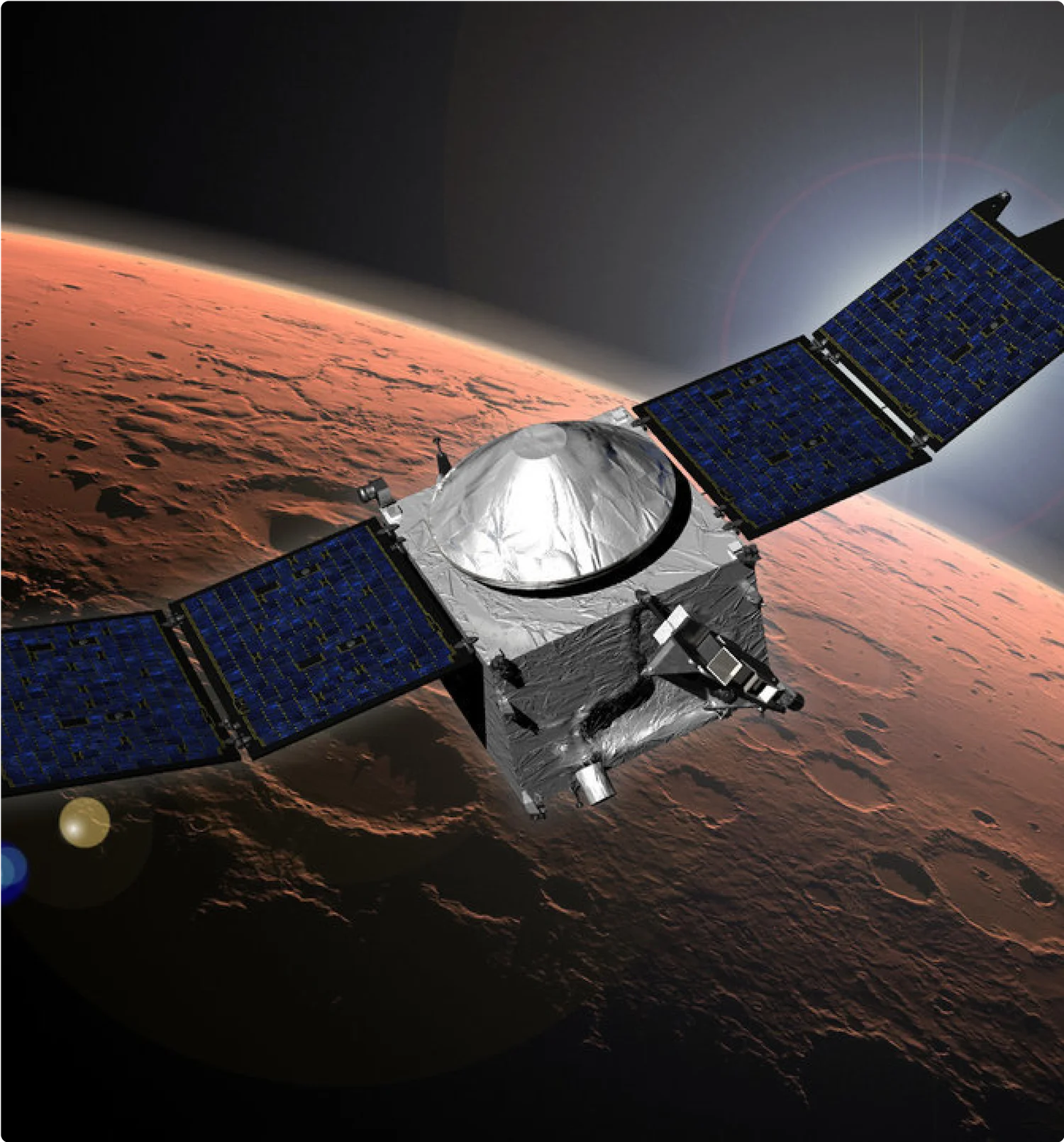 Mars Maven orbiter missionsupported by our team