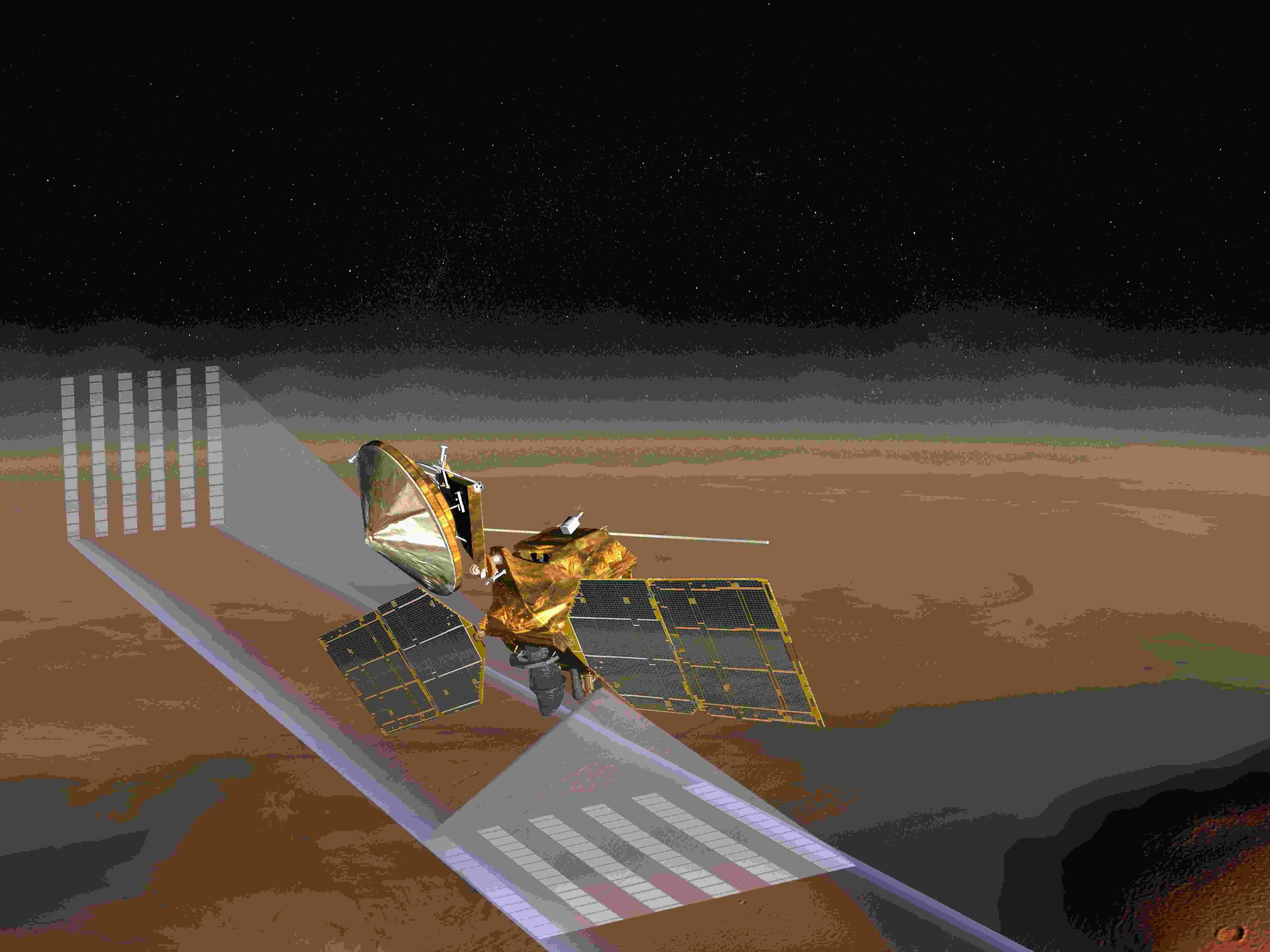 Mars Climate Sounder representing MORI Associates' Mars exploration support